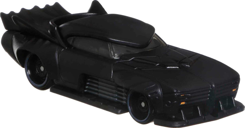 Hot Wheels Batman car with classic styling for track action and shelf display.