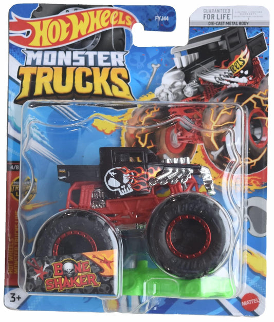 Hot Wheels Bone Shaker connect-and-crash car for fast play and durable display.