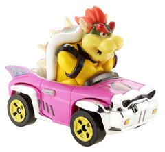 Hot Wheels Bowser with Badwagon front view showing bright finish.