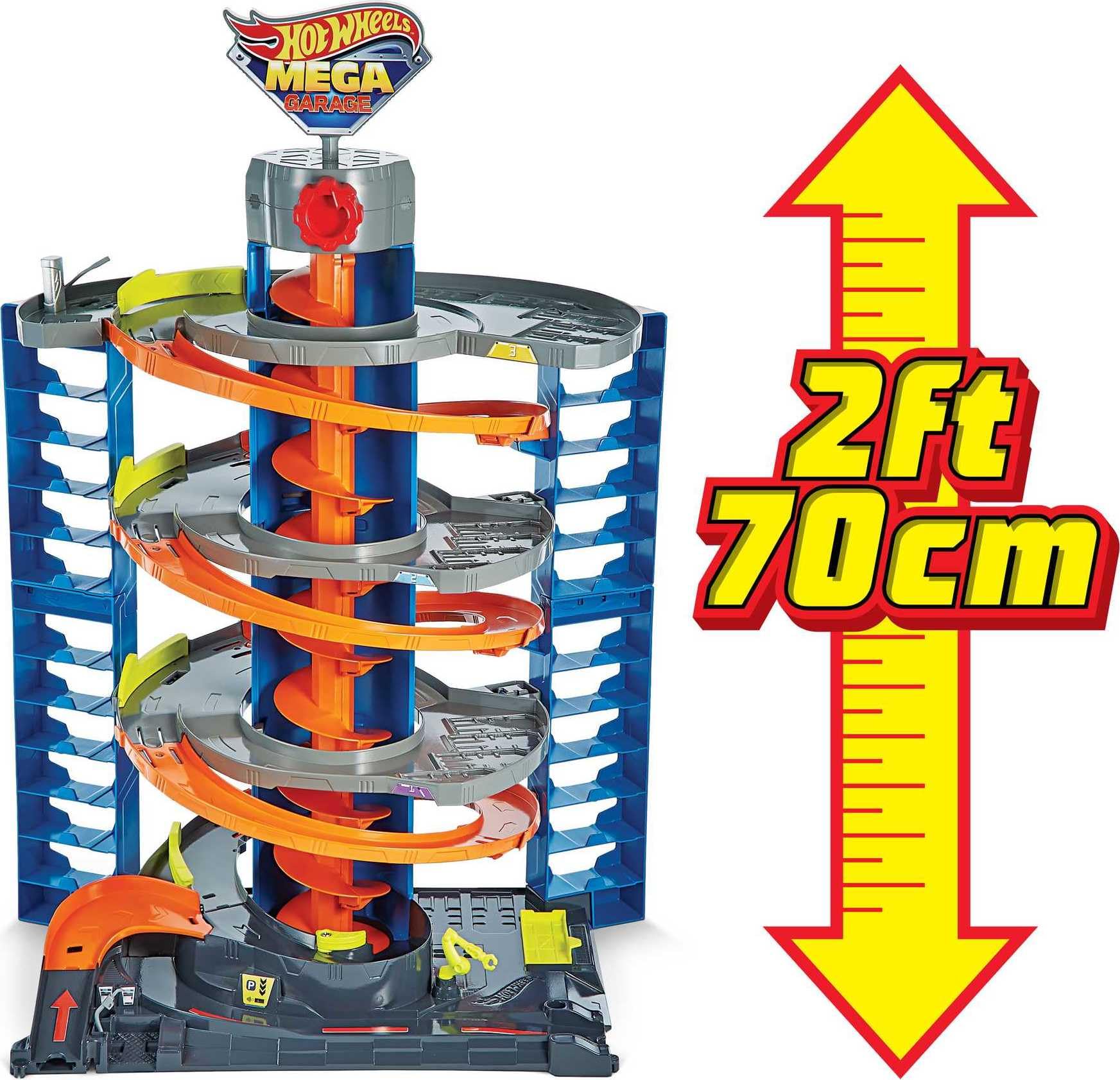Hot Wheels City Mega Garage stores 60+ cars for expanding adventures