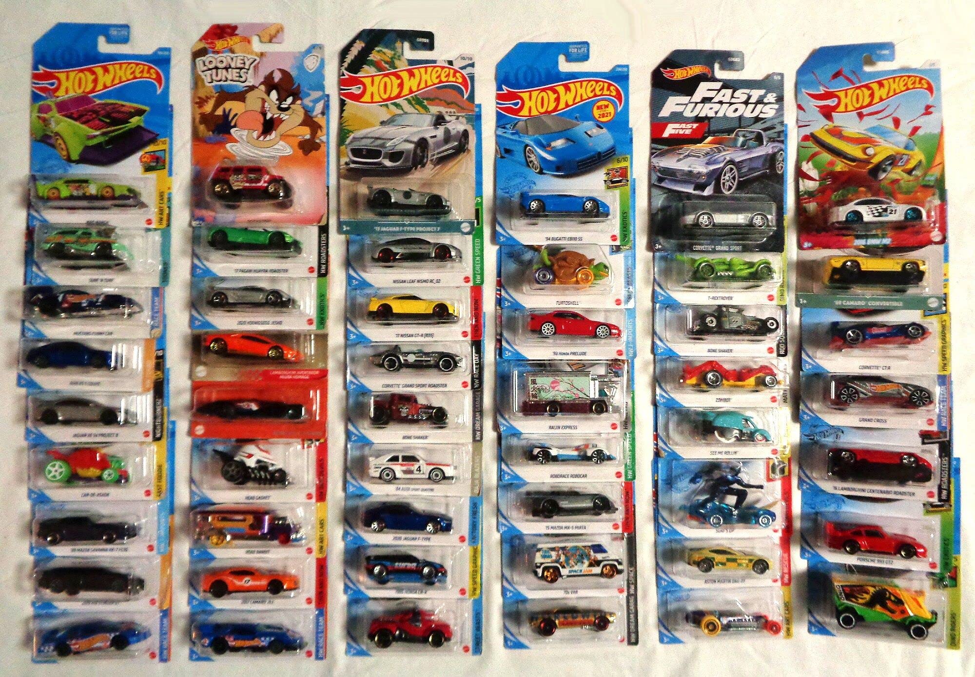 Hot Wheels collection offers display-ready variety for enthusiasts.