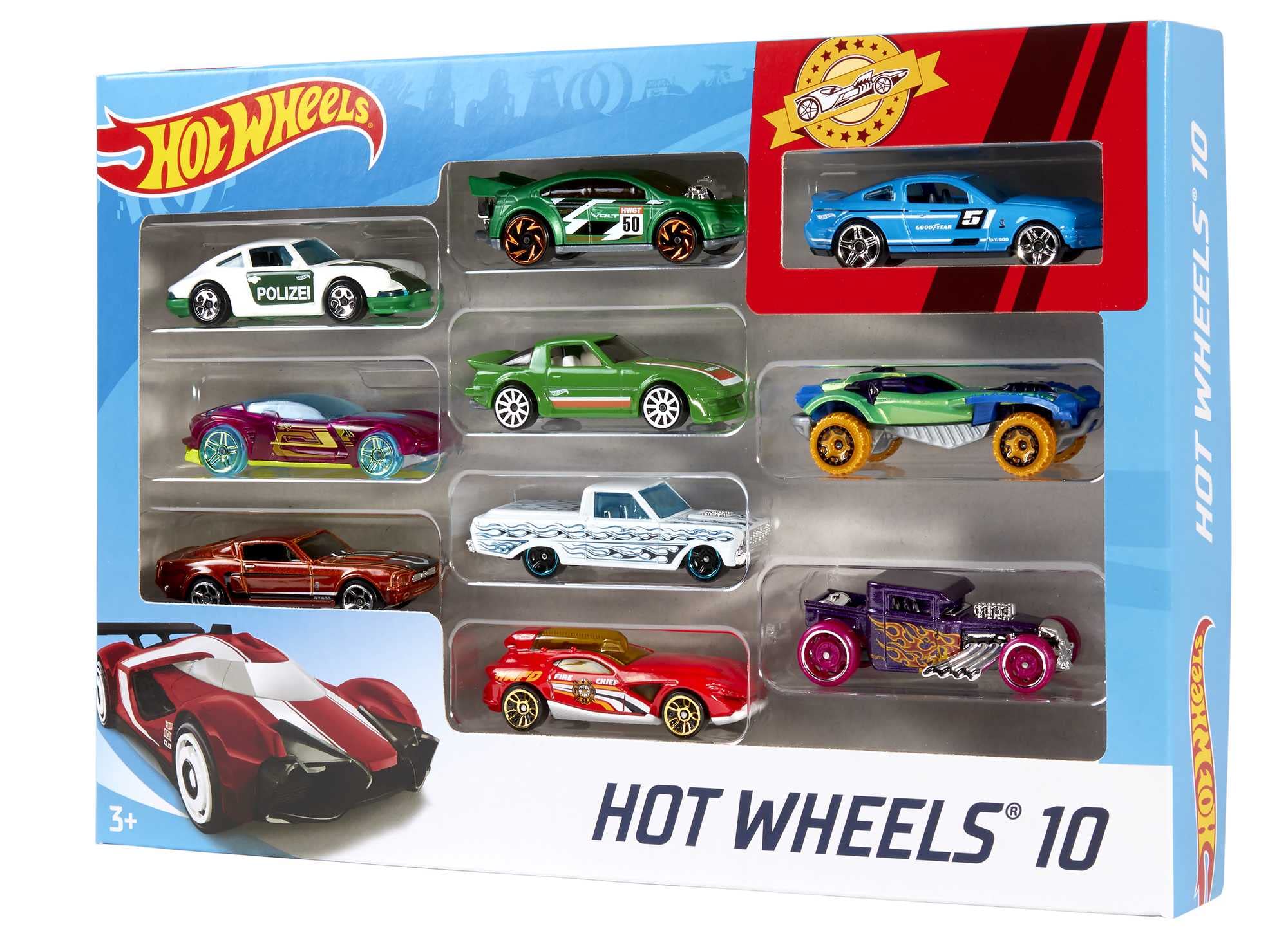 Hot Wheels collection-ready pack ideal for gifting.