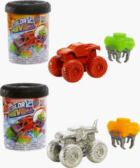 Hot Wheels Mega Wrex Color Reveal truck in color-change reveal play