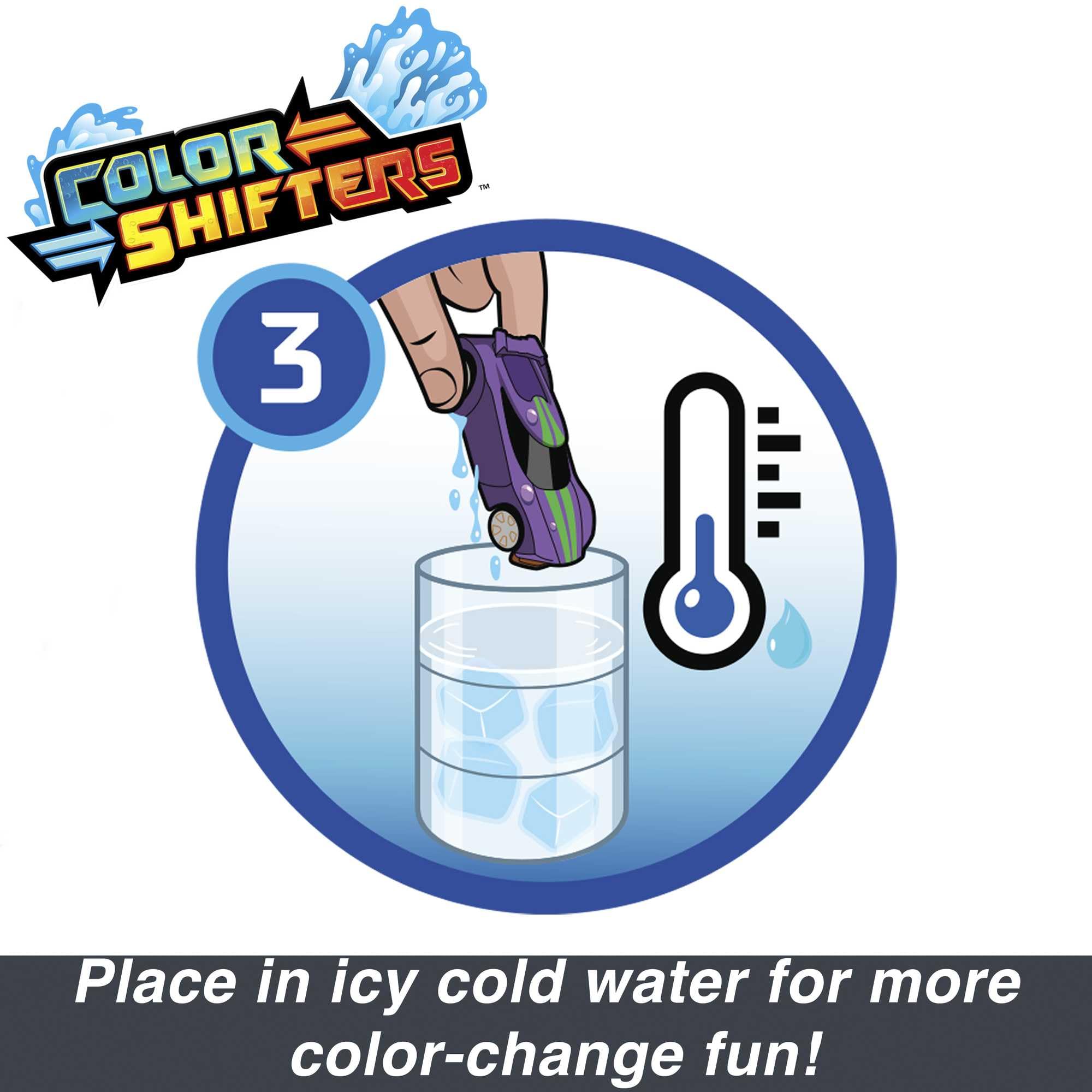 Hot Wheels Color Reveal 2-Pack warm water reset to another look.