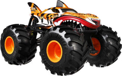 Oversized wheel monster truck ready for dynamic racing scenes