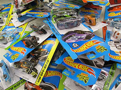 Hot Wheels display-ready cars ideal for shelf setups.