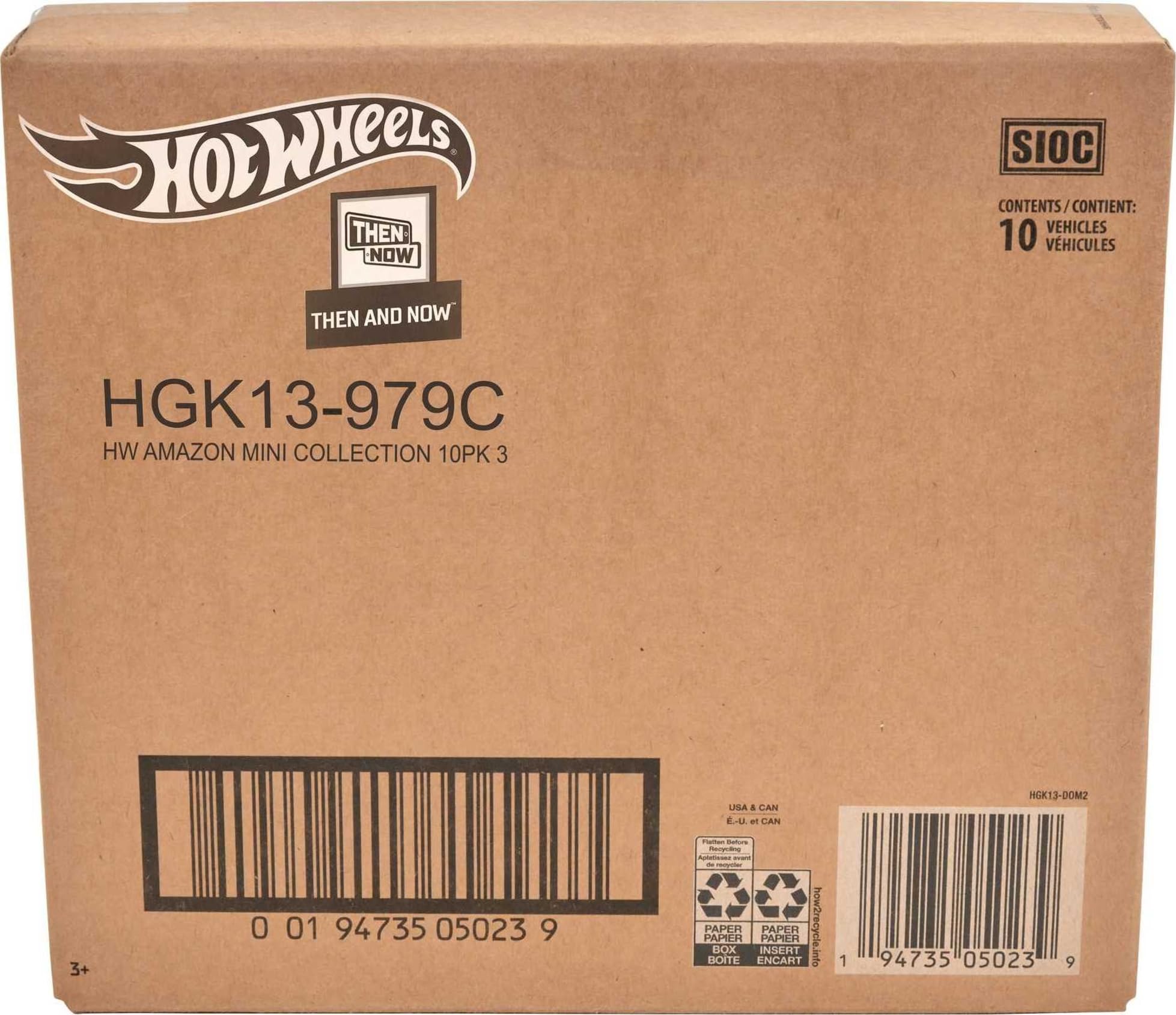 Hot Wheels display-ready set aids easy organization and gift-ready presentation.