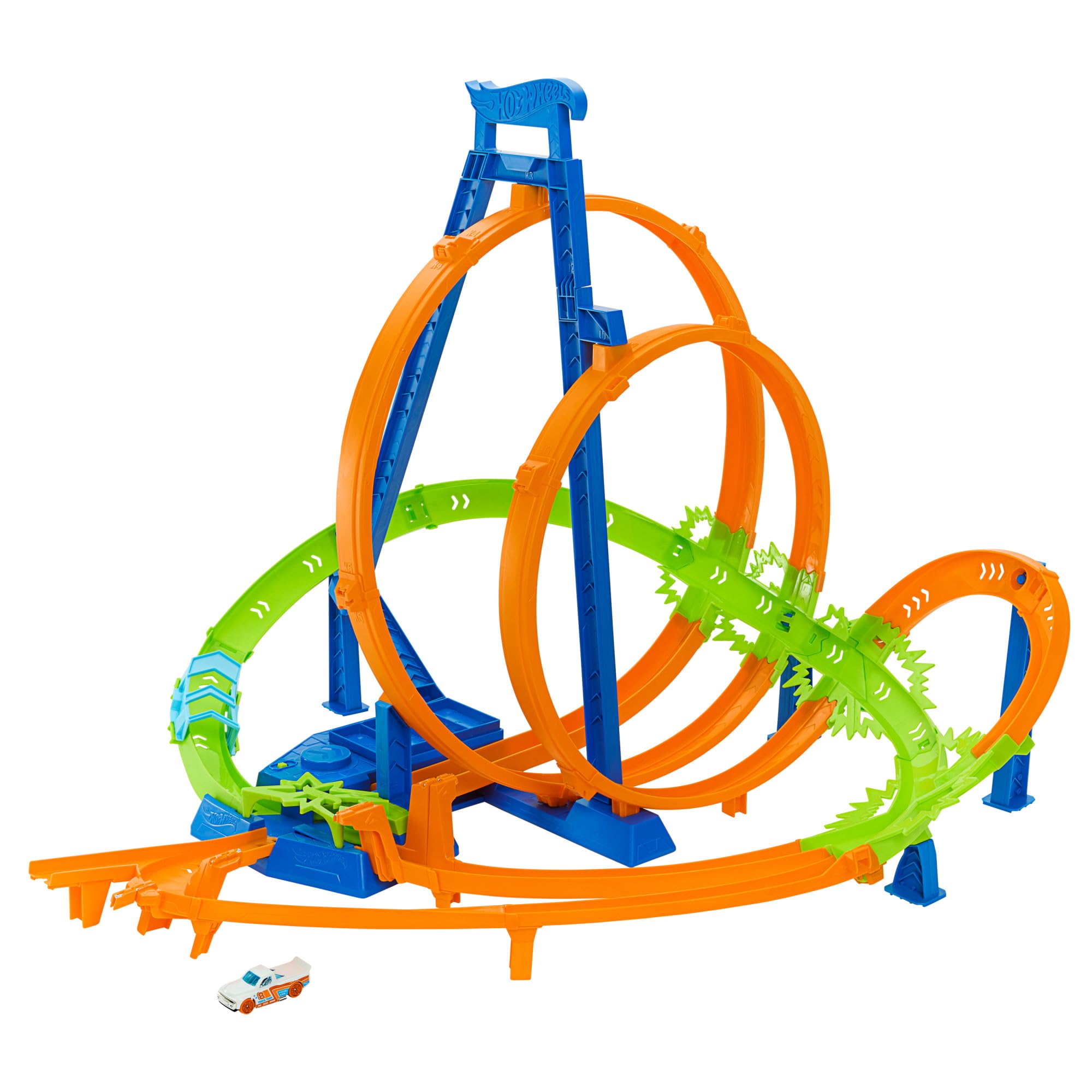 Compatible with other Hot Wheels tracks for customizable layouts