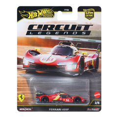 Hot Wheels Ferrari 499P with Real Riders tires for authentic look and feel.