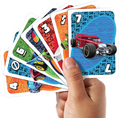 Hot Wheels graphics on UNO cards boost car-loving gameplay