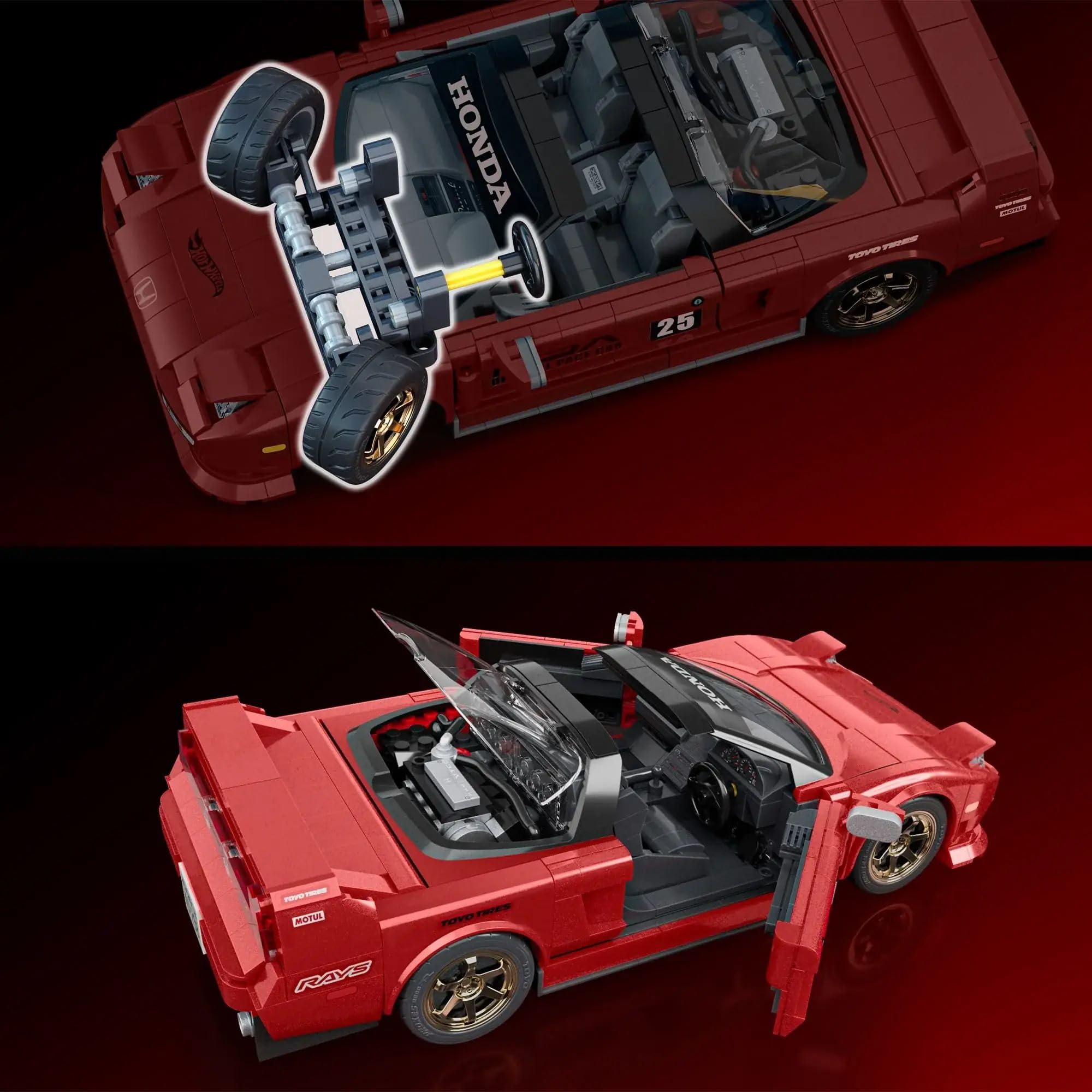 Hot Wheels NSX 1990 box art reinforces authentic branding