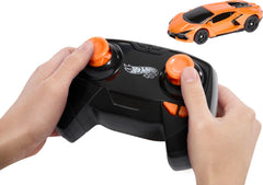 Hot Wheels Lamborghini Revuelto RC turbo boost for rapid acceleration