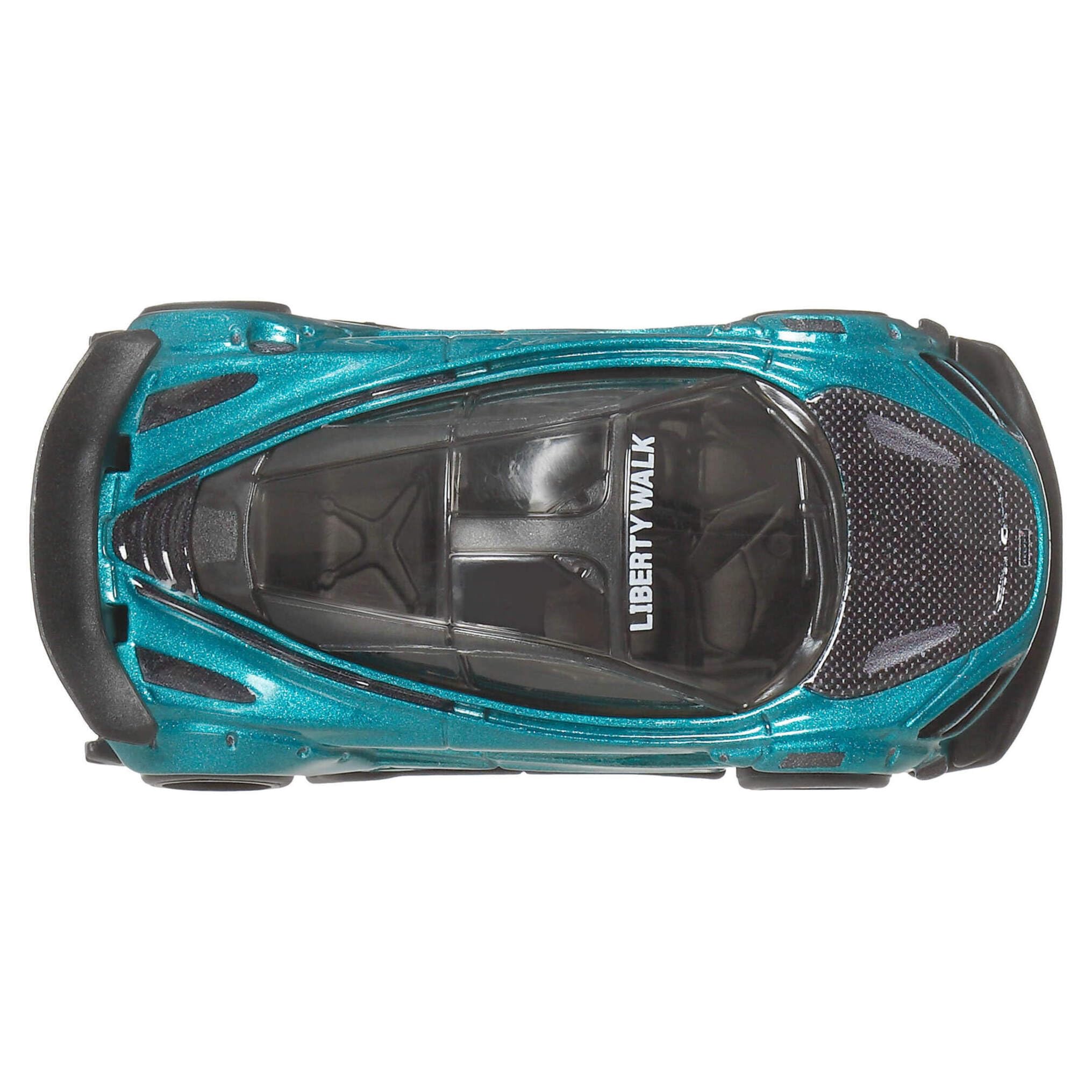 Hot Wheels LB-Works McLaren 720S Liberty Walk windshield banner.