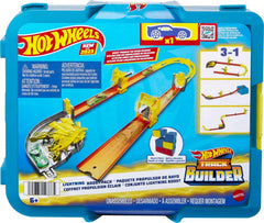 Hot Wheels Lightning Boost Pack box with track components for quick builds