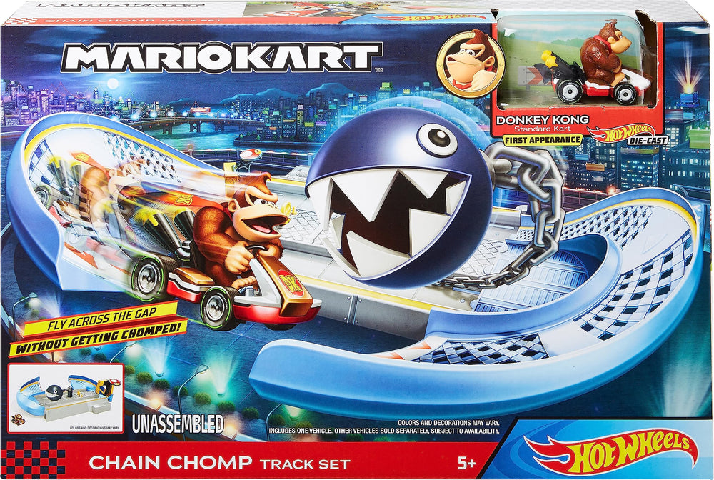Hot Wheels Mario Kart Donkey Kong die-cast kart ready for bold racing play