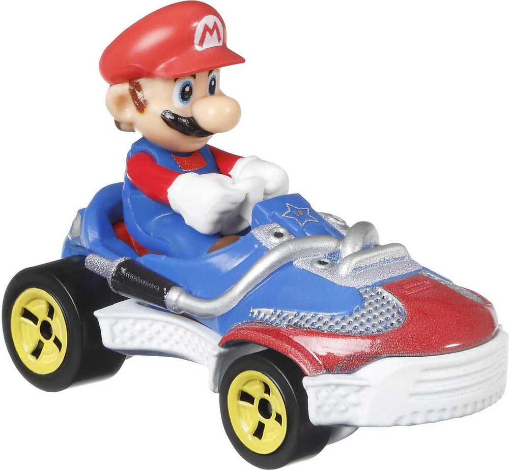 Hot Wheels Mario Kart exclusive model sits as a standout addition to any collection.