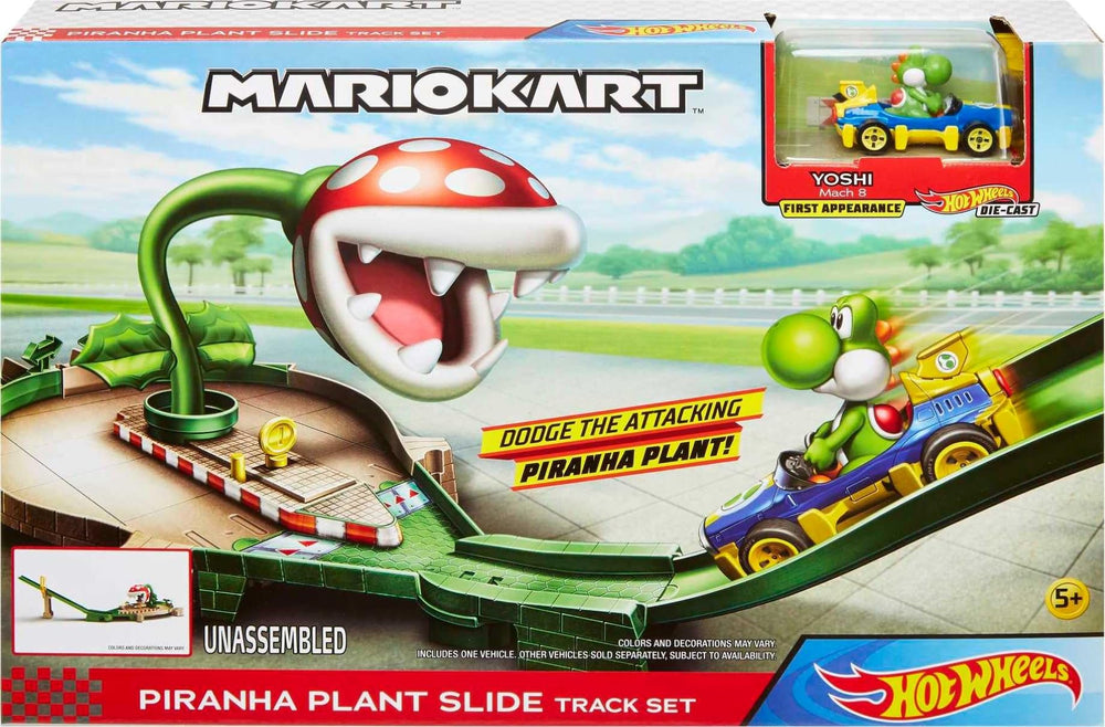 Hot Wheels Mario Kart Gravity Launcher for fast, action-packed launches.