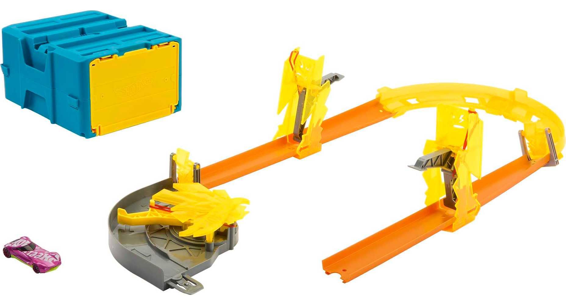 Hot Wheels modular storage container keeps tracks organized between play