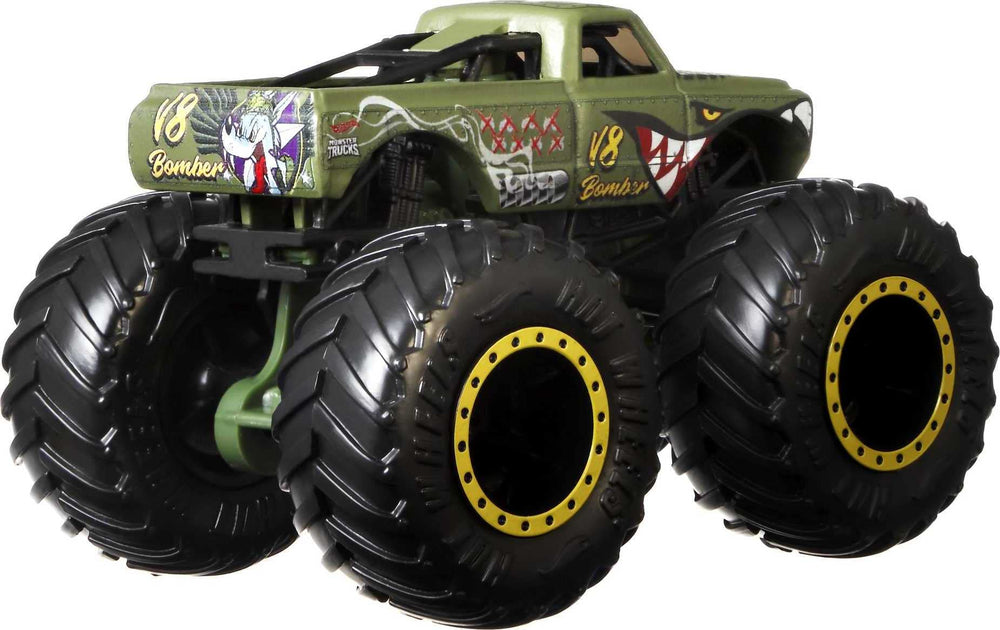 Hot Wheels Monster Trucks in crash action for dynamic storytelling.