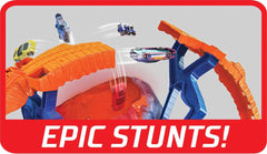 Hot Wheels Monster Trucks launchers provide quick starts and thrills.