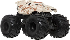 Hot Wheels Monster Trucks oversized front view highlighting bold design for dynamic play sessions.