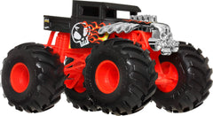 Hot Wheels Monster Trucks oversized truck front view with bold design for action play.
