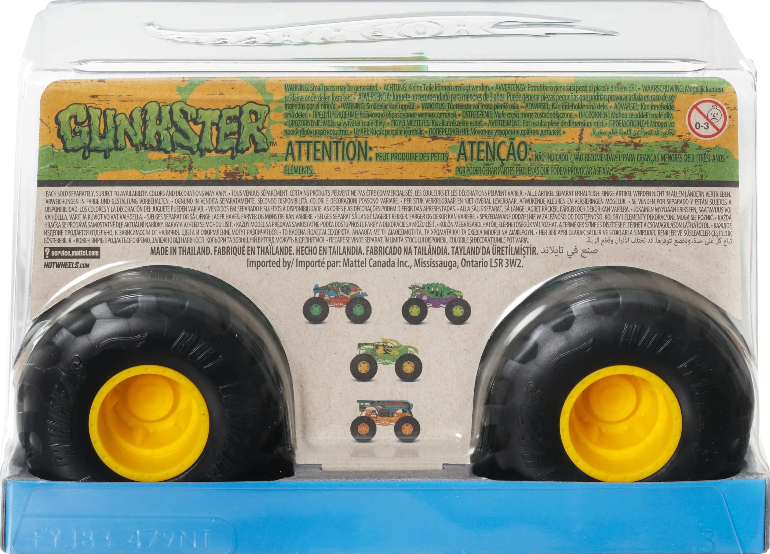Hot Wheels Monster Trucks gift-ready packaging sparks excitement for fans.