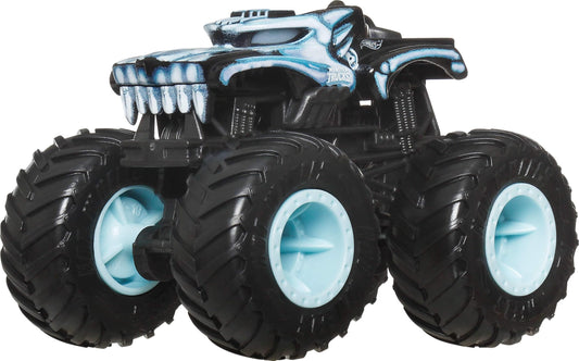 Hot Wheels Monster Trucks X-Ray 4-Pack four-character collection encourages imaginative battles and storytelling.