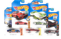 Hot Wheels Muscle Car Madness Corvette collection ready for shelf display