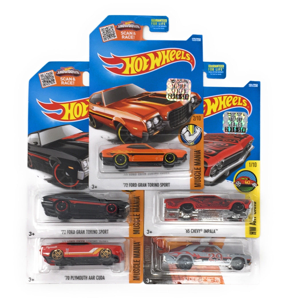 Hot Wheels Muscle Car Madness Mustang lineup ideal for collectors and gifting