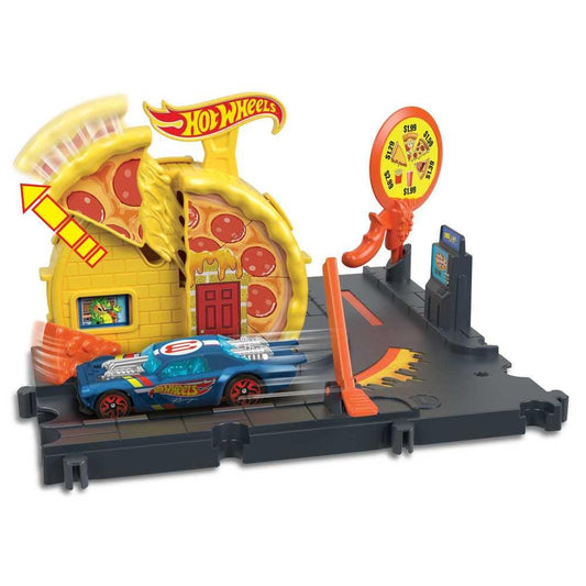 Hot Wheels pizza activation piece enables exciting in-play surprises on demand.