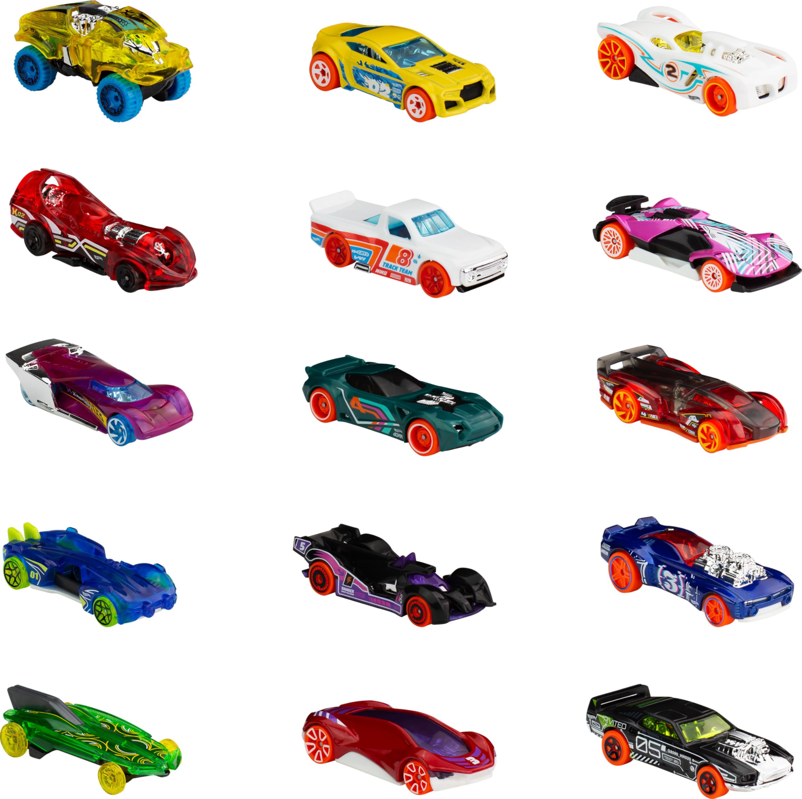 Hot Wheels play-and-display set encourages storytelling and independent exploration.
