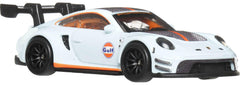 Hot Wheels Porsche 911 GT3 R with authentic decos for display-worthy collection pieces.