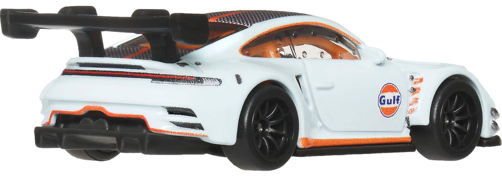 Hot Wheels Premium Car Culture 1:64-scale die-cast showcases metal body durability for collectors.