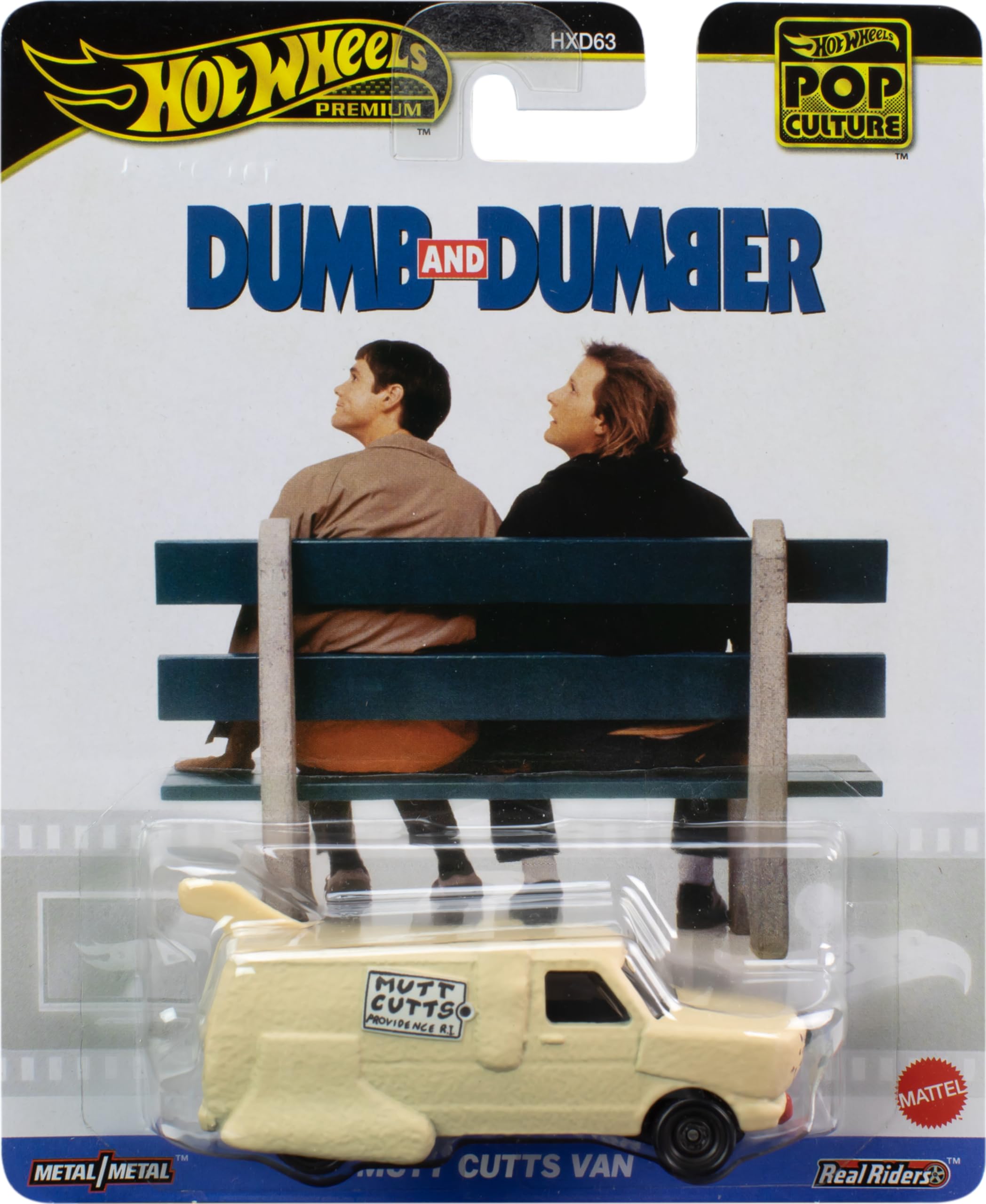 Hot Wheels Premium Pop Culture 1:64 RealRiders tires deliver realistic rolling feel.