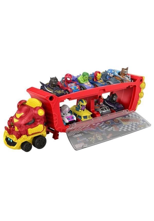 Hot Wheels RacerVerse Hulkbuster Hauler Tony Stark figure seated in the driver's seat