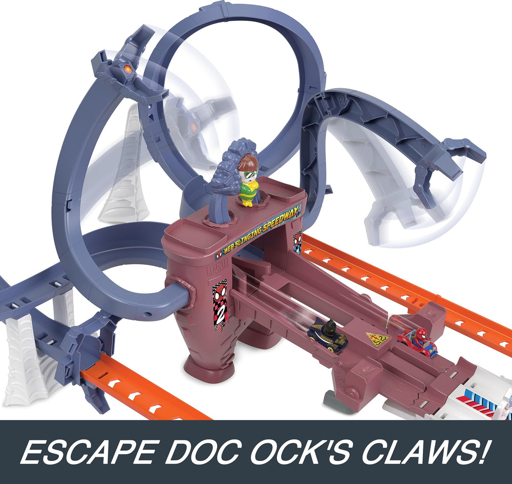 Slam-launchers in action for quick starts on the RacerVerse track