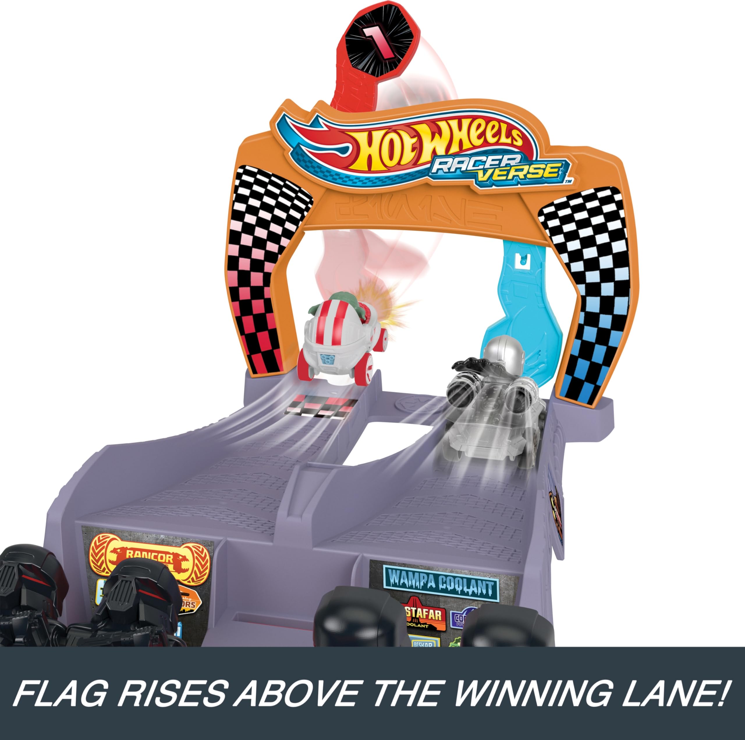 Hot Wheels RacerVerse tracks connect with other sets for expanded adventures.