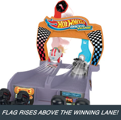 Hot Wheels RacerVerse tracks connect with other sets for expanded adventures.