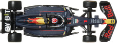 Hot Wheels RB20 metal body close-up showcasing weighty realism and durability