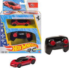 Hot Wheels RC 1:64 Ferrari SF90 Stradale Assetto Fiorano front view for immersive racing.