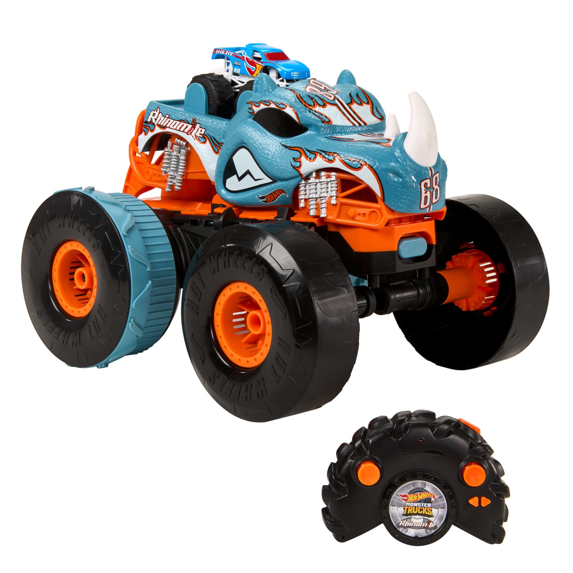Durable 2.4 GHz RC control for responsive steering.