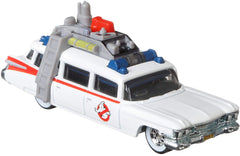Hot Wheels Real Riders ECTO-1 die-cast vehicle for display and gifting.