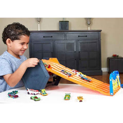 Hot Wheels Roll Out Raceway is compatible with other sets for extended play.