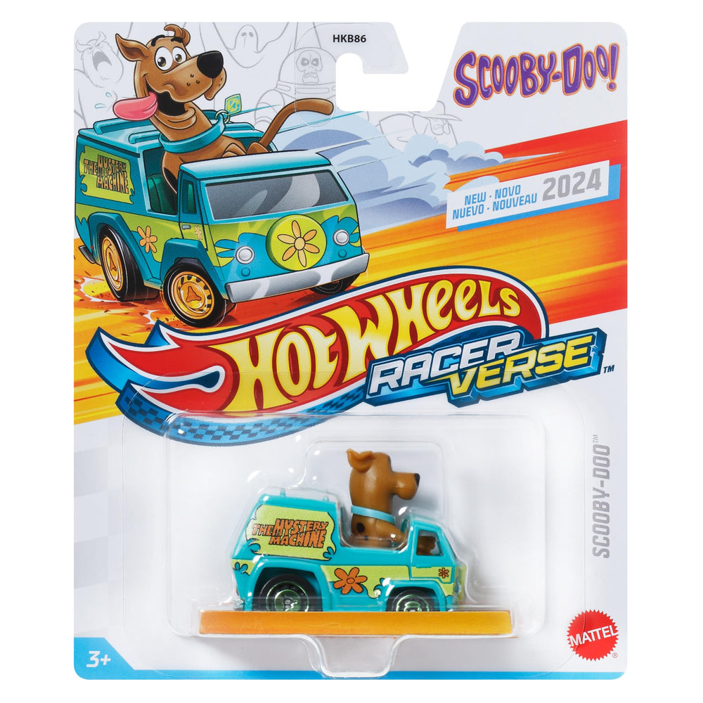 Hot Wheels Scooby-Doo Mystery Machine packaging display helps collectors organize