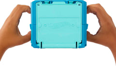 Hot Wheels Track Builder ice pieces support flexible configurations for extended play.