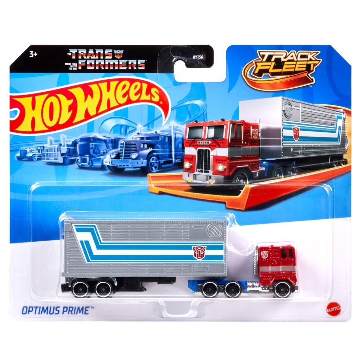 Hot Wheels Optimus Prime transforming vehicle for exciting, fast-paced play sessions