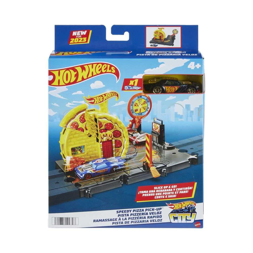 Hot Wheels track ramps support dynamic stunts and speed for lively races.
