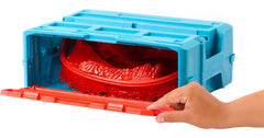 Hot Wheels Track Storage Box keeps parts organized and portable.