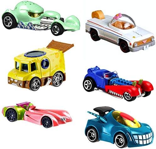 Hot Wheels Patrick pink car for playful ocean racing.
